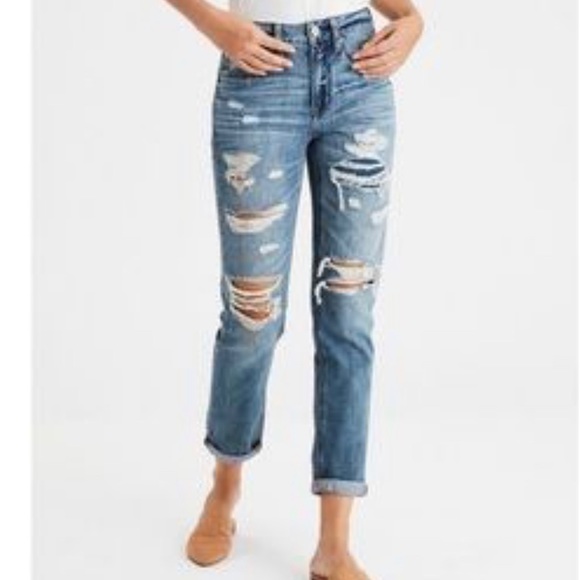 American Eagle Outfitters Denim - American eagle outfitters to girl distressed stretch jeans size 2